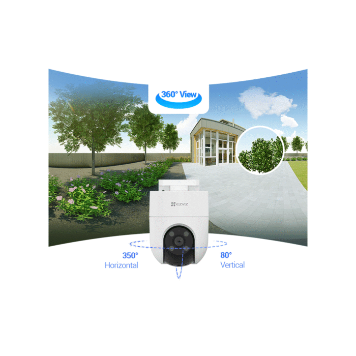 EZVIZ H8C Pro 2K 3MP Pan Tilt Human Detection Auto Tracking Wi-Fi Camera
