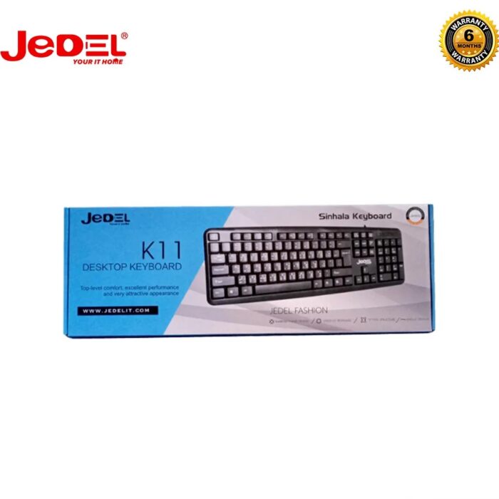 JEDEL K11 OFFICE KAYBOARD ( SINHALA / ENGLISH )